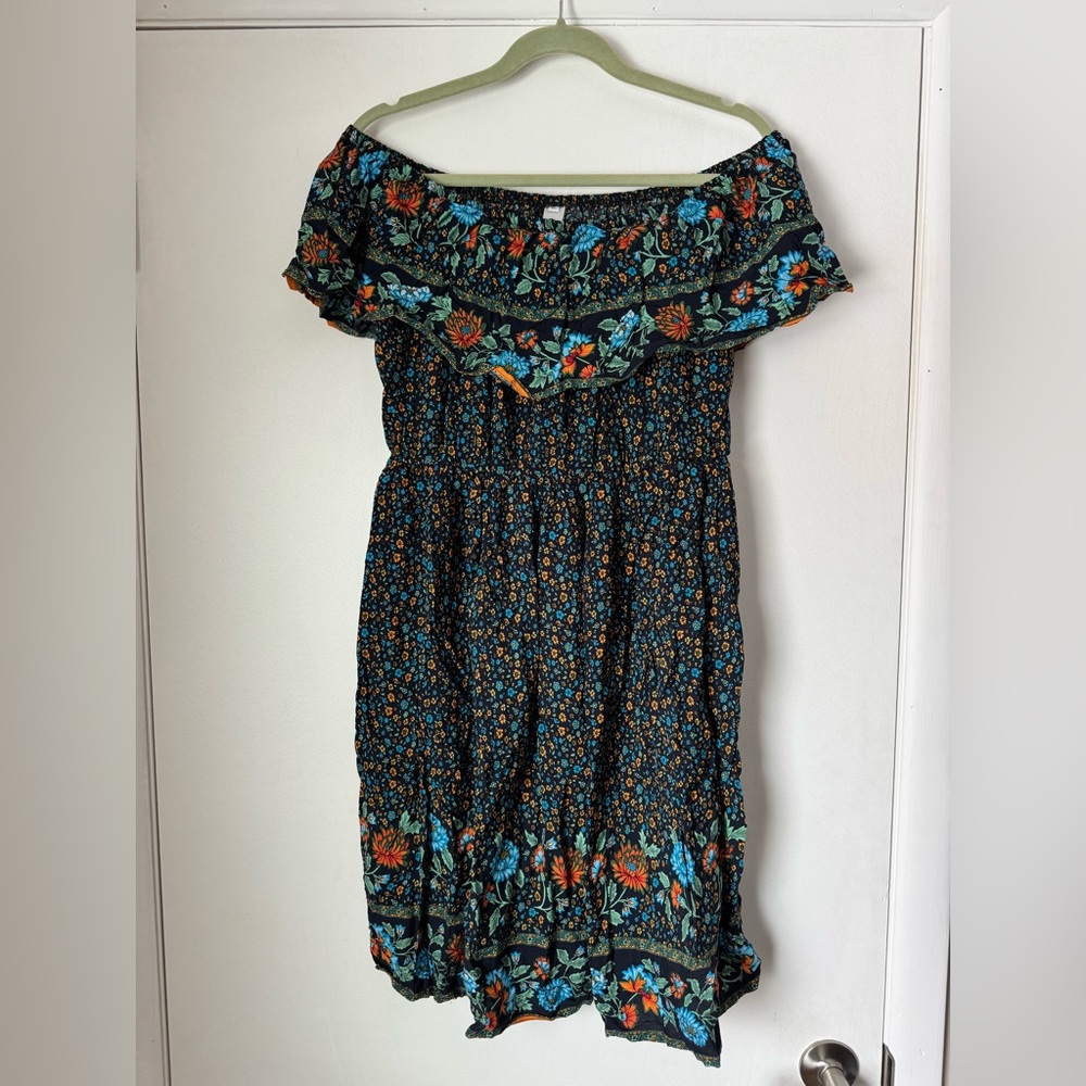 Choles Floral Off The Shoulder Dress - Picture 2 of 6